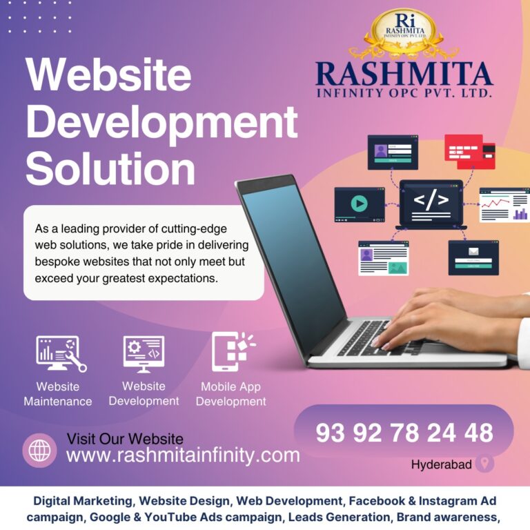 Digital Marketing Services in Secunderabad | Rashmita Infinity