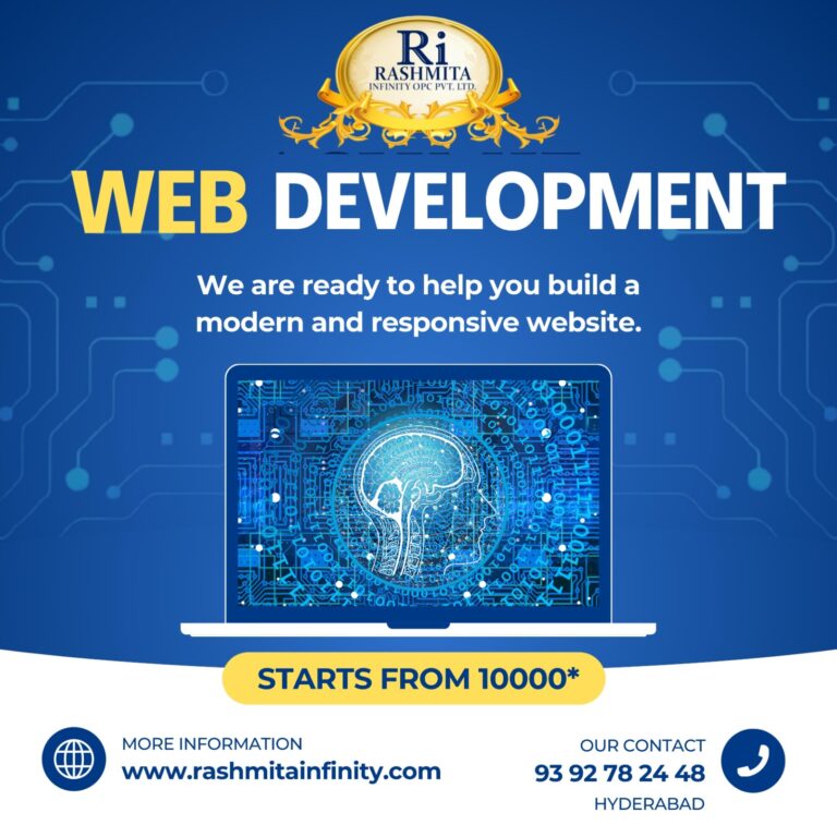 How a Well-Designed Website Can Increase Your Business Revenue in Hyderabad | RASHMITA INFINITY,KUKATPALLY