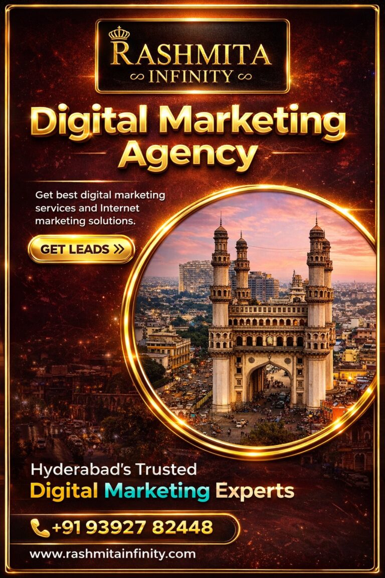 Best Digital Marketing Agency in Kukatpally Hyderabad | Rashmita Infinity