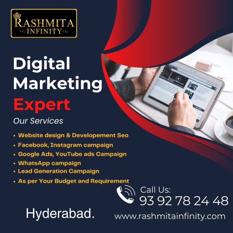 Best Digital Marketing Agency in Alwal Hyderabad | Rashmita Infinity